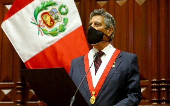 秘魯總統弗朗西斯科‧薩加斯蒂。（圖源：路透社）