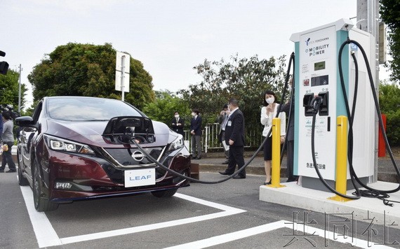 日本啟動試驗在公路設置電動汽車充電器