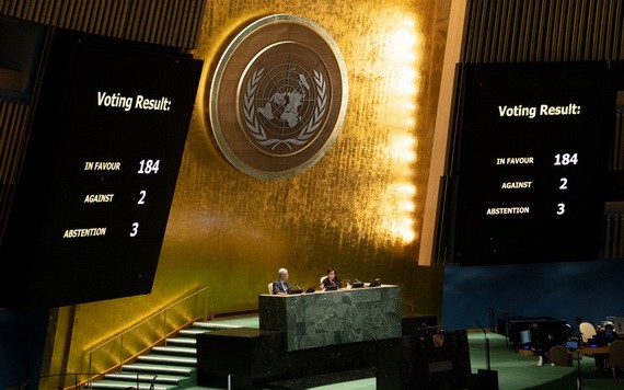 聯合國大會就美國有必要停止對古巴的禁運進行投票。（圖源：聯合國）