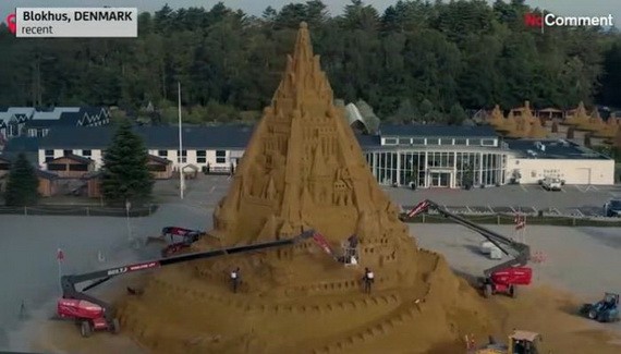 21 米高沙雕創城堡造新吉尼斯世界紀錄