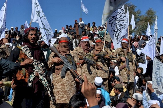 塔利班武裝人員。（圖源：AFP）
