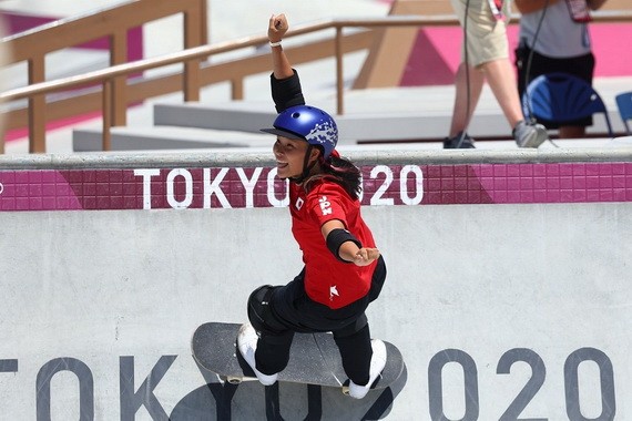 滑板小將創日本最年輕奪牌