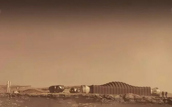 圖為阿爾法火星山丘示意圖。（圖源：AP）
