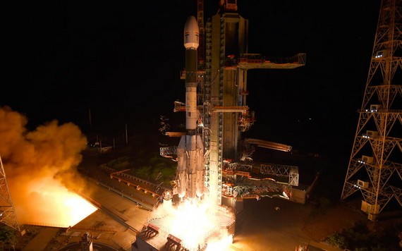 印度首顆地球靜止軌道衛星發射失敗。（圖源：AP）