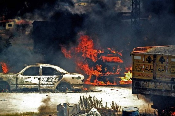 黎巴嫩北部地區阿卡（Akkar）發生油罐車爆炸事件，死亡人數攀至28人，另有79人受傷。（圖源：AFP）