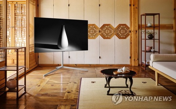 圖為LG 2021年款OLED電視。 （圖源：韓聯社）