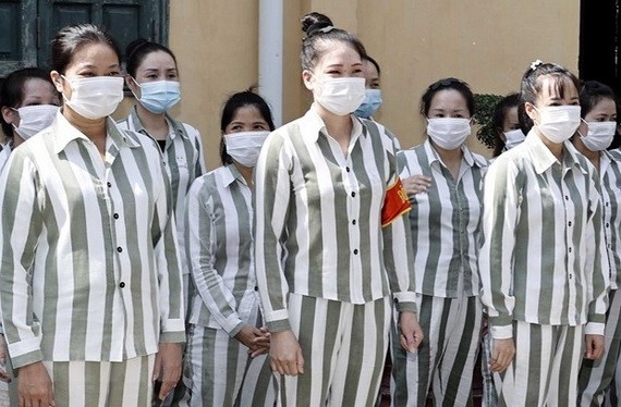 圖為玉理監獄的女囚犯們。（圖源：越通社）