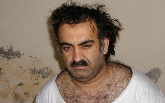 哈立德·謝赫·穆罕默德被捕時的照片。（圖源：互聯網）
