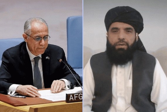 阿塔希望以沙欣（右）替換現駐聯合國代表伊薩克扎伊（左）。（圖源: 互聯網）
