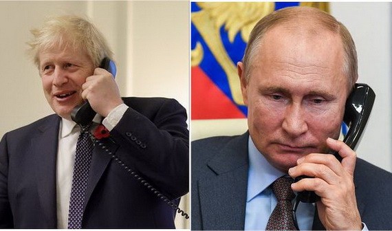 俄羅斯總統普京25日與英國首相約翰遜通電話，就雙邊關係和阿富汗局勢等國際熱點問題進行了討論。（示意圖源：互聯網）