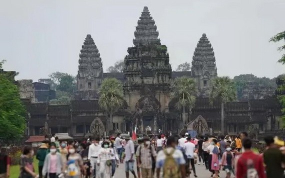 柬埔寨著名旅遊景點吳哥窟。（圖源：Khmer Daily）