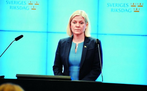 瑞典首位當選女首相安德松宣佈辭職。（圖源：互聯網）