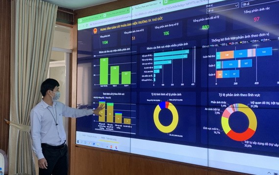 守德市的智慧調度中心。（圖：德安）