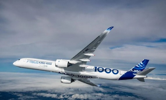 空客A350-1000將進行飛行表演。（圖：互聯網）