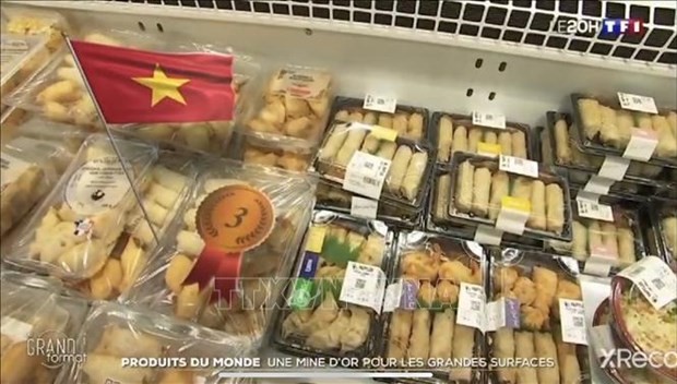 越南春捲上架法國超市。（圖源：互聯網）