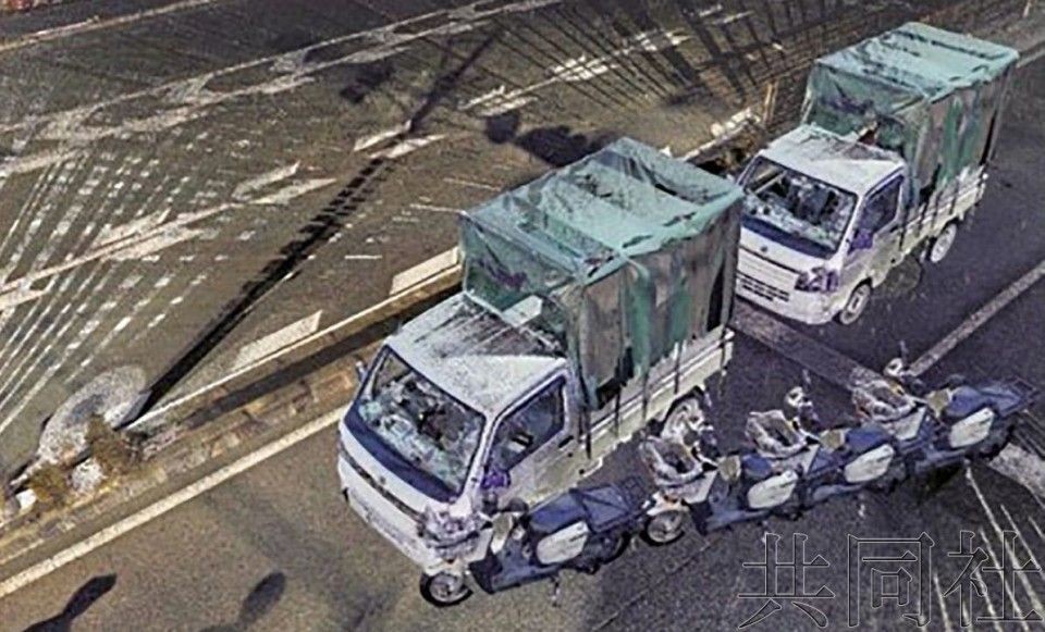日本應用 3D 掃描儀鑒定交通事故