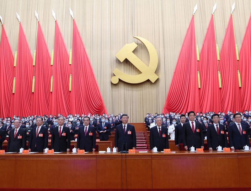 10月22日，中國共產黨第二十次全國代表大會在北京人民大會堂勝利閉幕。（圖：新華社）