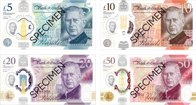 英公佈新版英鎊紙幣設計圖案