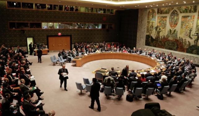 联合国安理会会议。（图：AP）