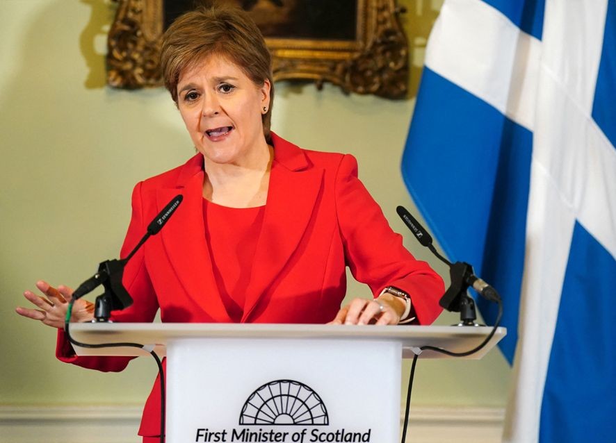 苏格兰首席大臣妮古拉‧斯特金15日宣布辞职。（图：Getty Images）