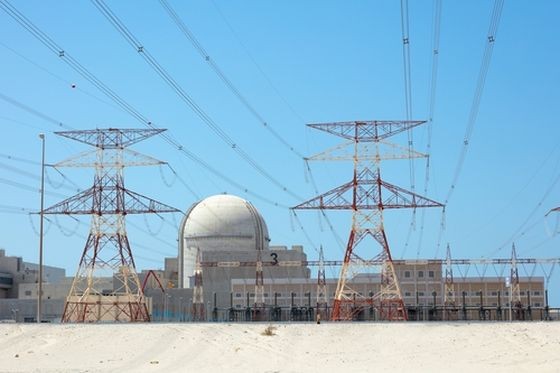 阿联酋巴拉卡核电站三号机组。（图：韩国电力公社） 