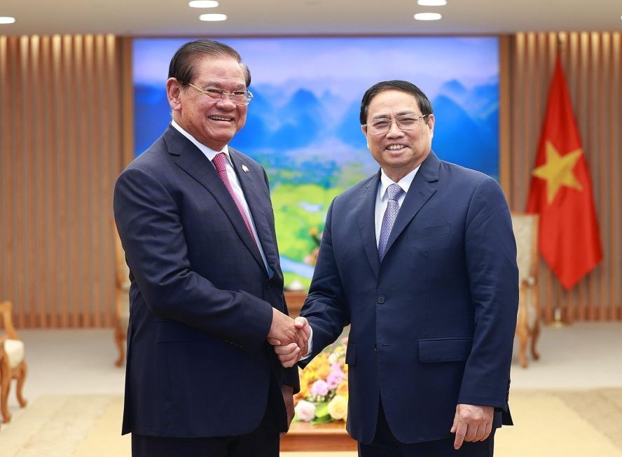 政府总理接见柬埔寨副首相