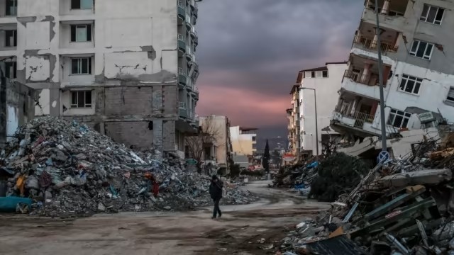 土耳其地震灾区。（图：AFP）
