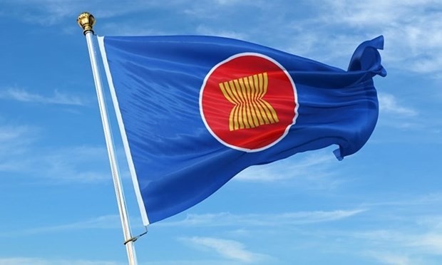 东盟盟旗。（图：ASEAN Briefing）