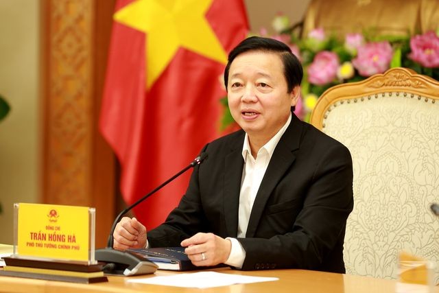 政府副总理陈红河主持会议。（图：VGP）