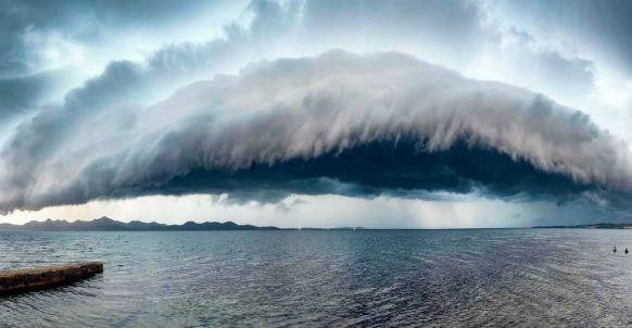 克罗地亚扎达尔的滩云。（图：世界气象组织）