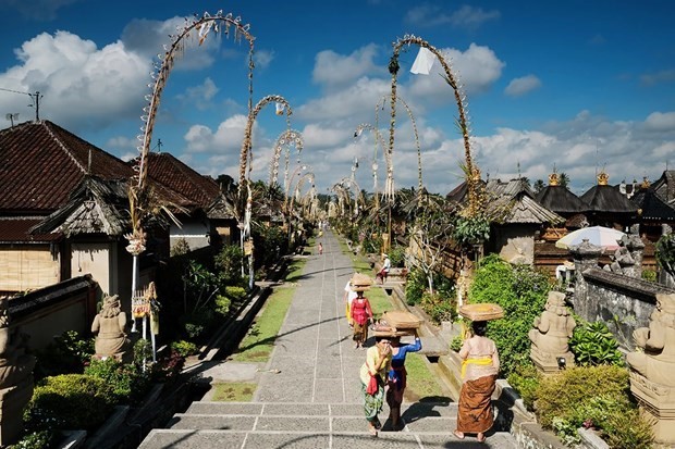 印尼巴厘岛旅游村一隅。（图：互联网）