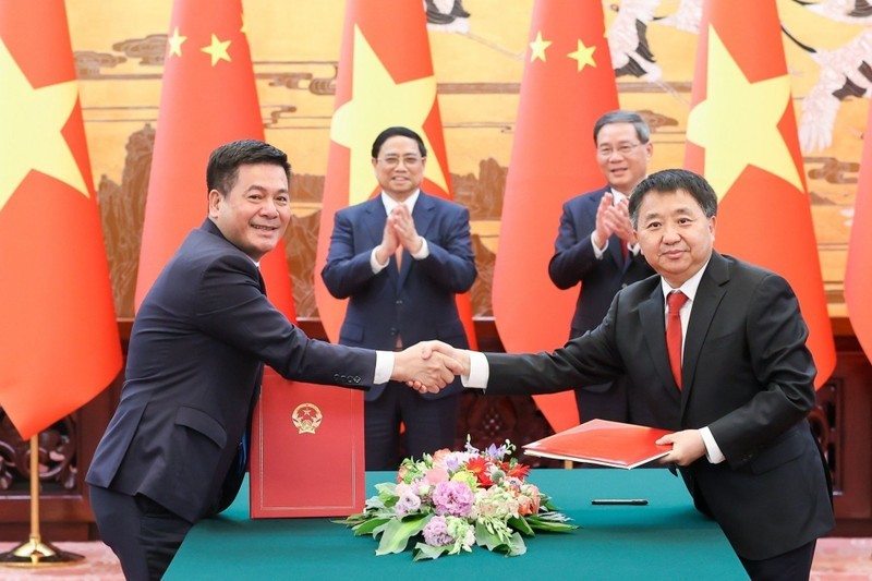 越南工商部与中国国家市场监督管理总局签署谅解备忘录。（图：工商报）