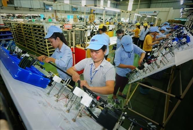 越南 Minda 公司生产各类电子零件。
