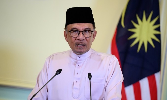 马来西亚首相安瓦尔‧易卜拉欣。（图：路透社）