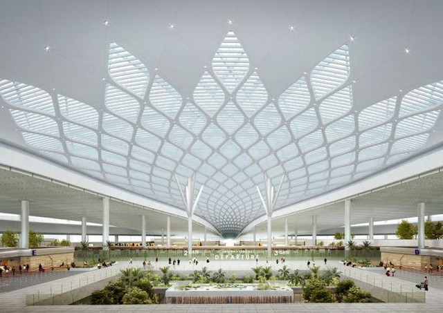 图为隆城国际机场客运大楼透视图。（图：ACV）