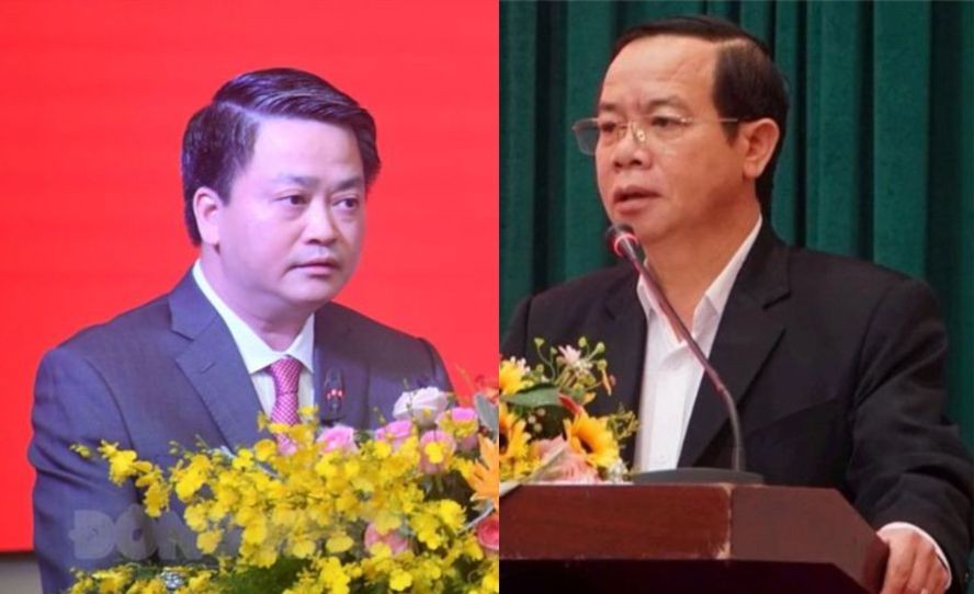 槟椥省委书记黎德寿（左图）与德农省委常务副书记鸟克厉。