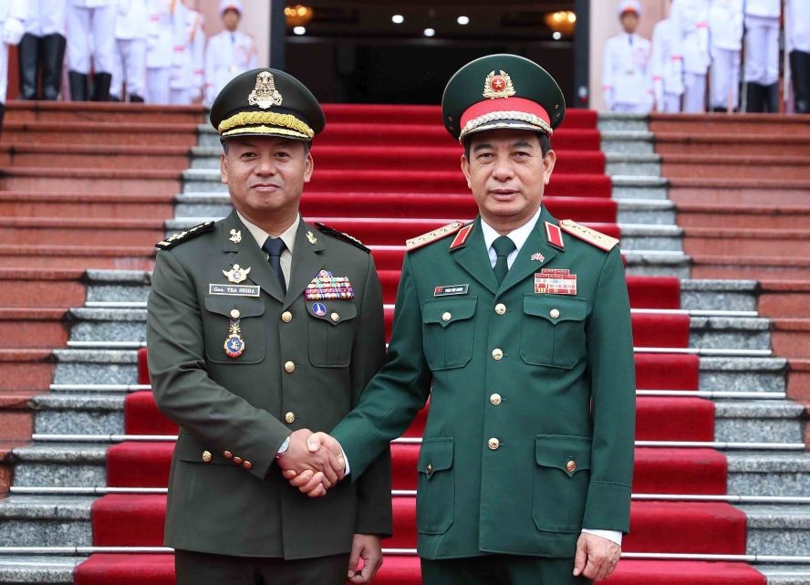 柬埔寨副首相兼国防大臣来越访问