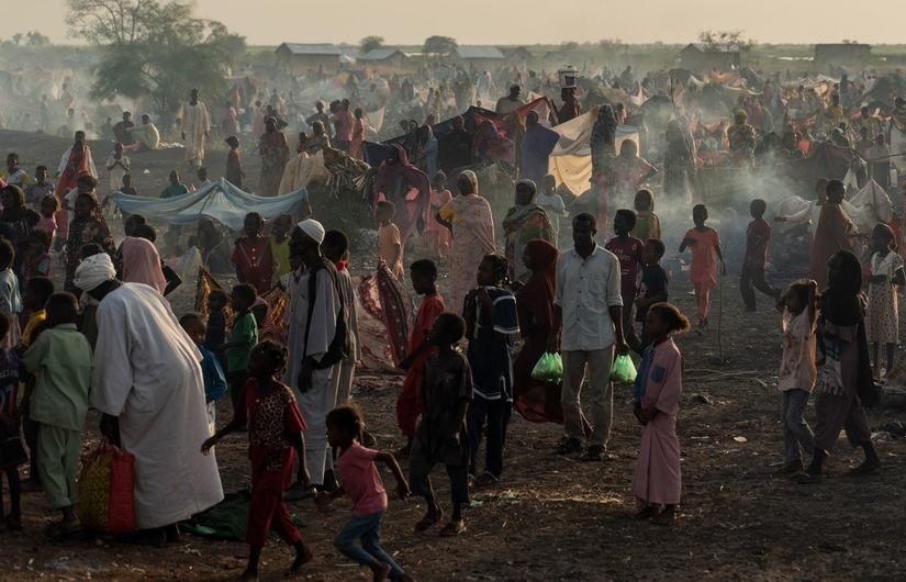 流离失所者通过乔达过境点从苏丹抵达南苏丹。（图：联合国）