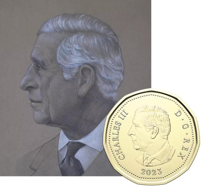 加国公布铸有查尔斯三世肖像硬币