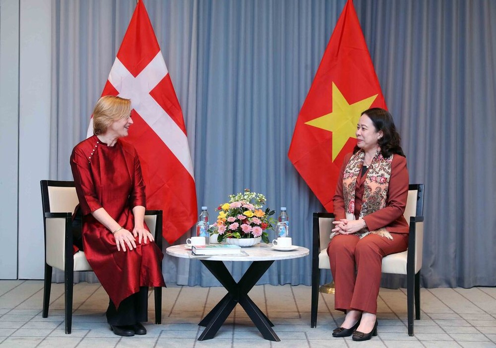 越南国家副主席访问丹麦越南友好协会