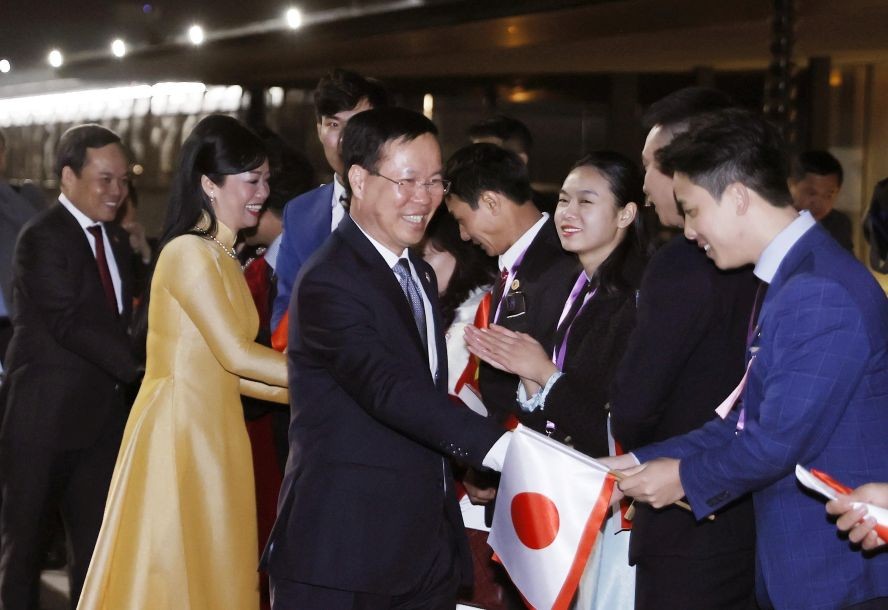 越南国家主席武文赏开始对日本进行正式访问