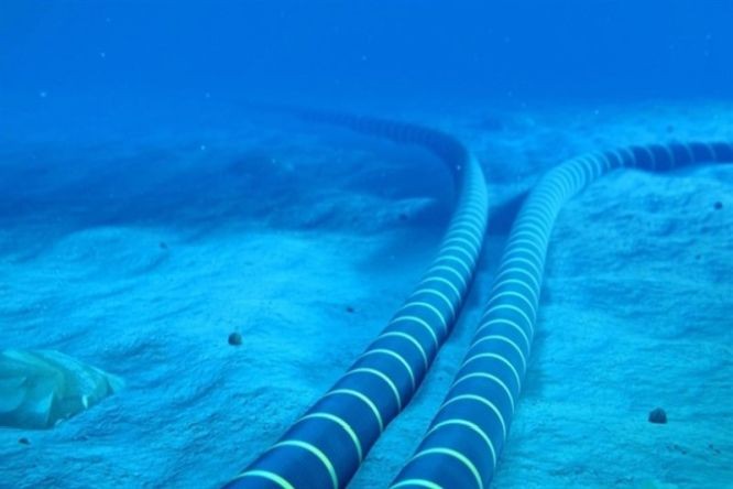 图为海底光缆。（示意图：互联网）