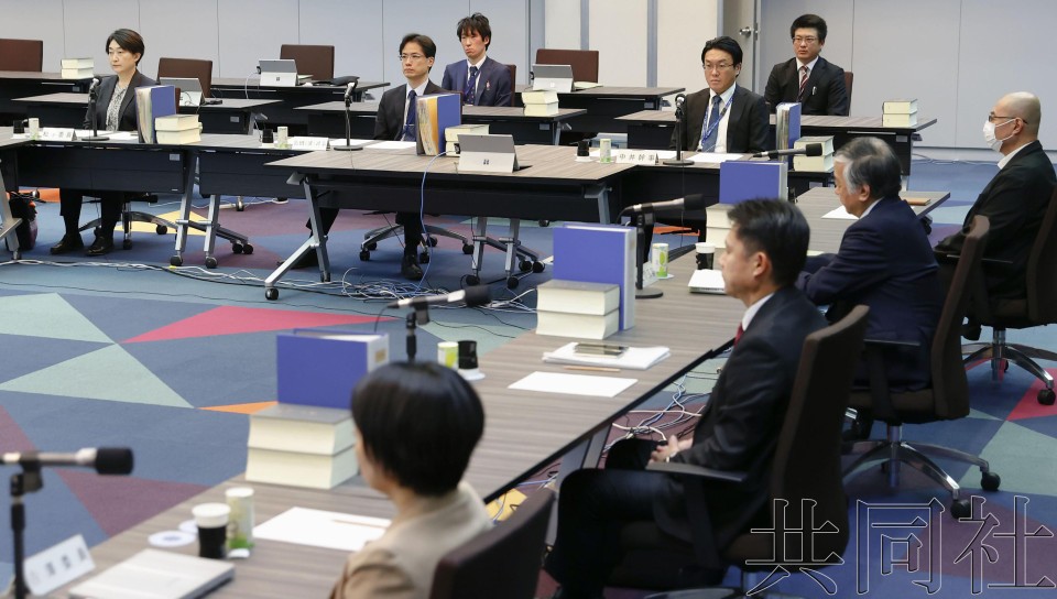12月4日上午，日本法制审议会的刑事法工作组会议在法务省召开。（图：共同社）