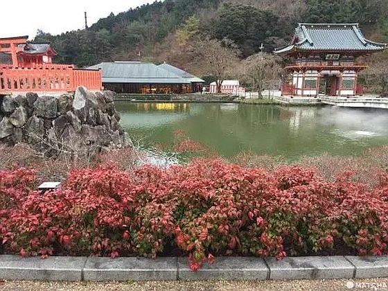 日本景色优美的胜尾寺。