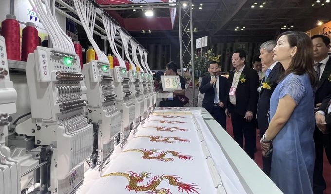 日本Juki品牌绣花机制造商正扩大在越南的市场份额。