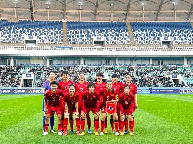 越南国家女子足球队。（图：VFF）