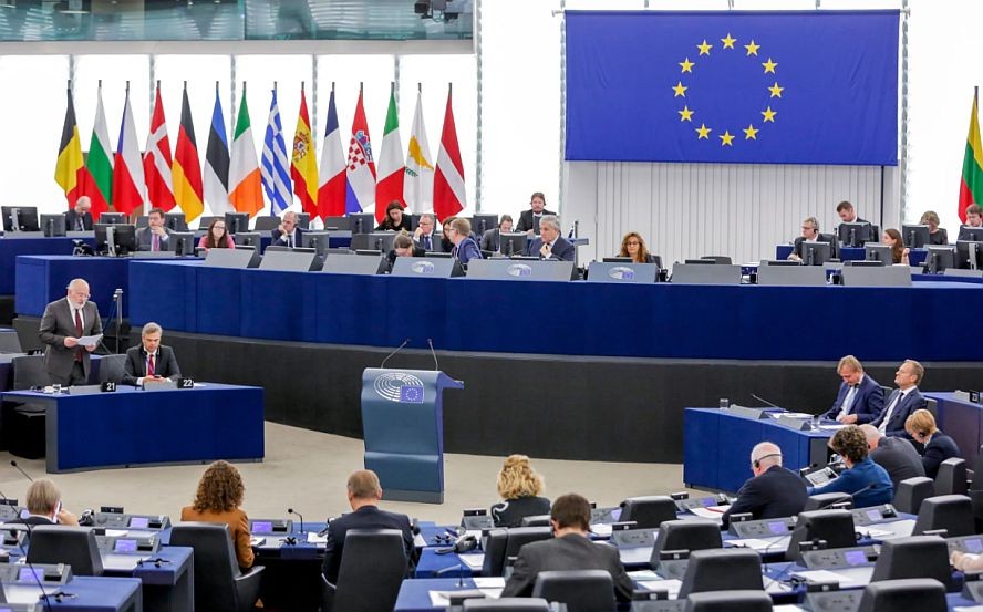 欧盟委员会会议现场。（图：互联网）