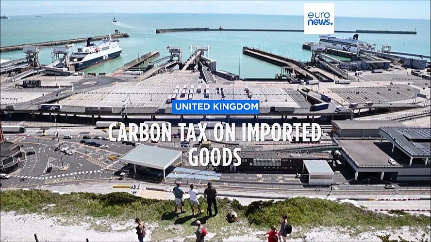 英国政府日前宣布，将在2027年之前实施新的进口碳税机制。（图：视频截图）