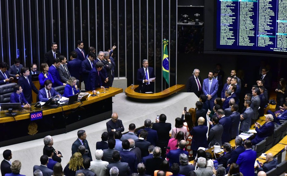 巴西国会会议现场。（图：互联网）