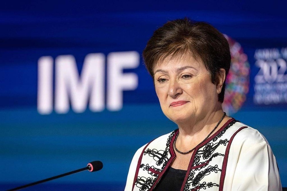 国际货币基金组织总裁格奥尔基耶娃。（图：互联网）